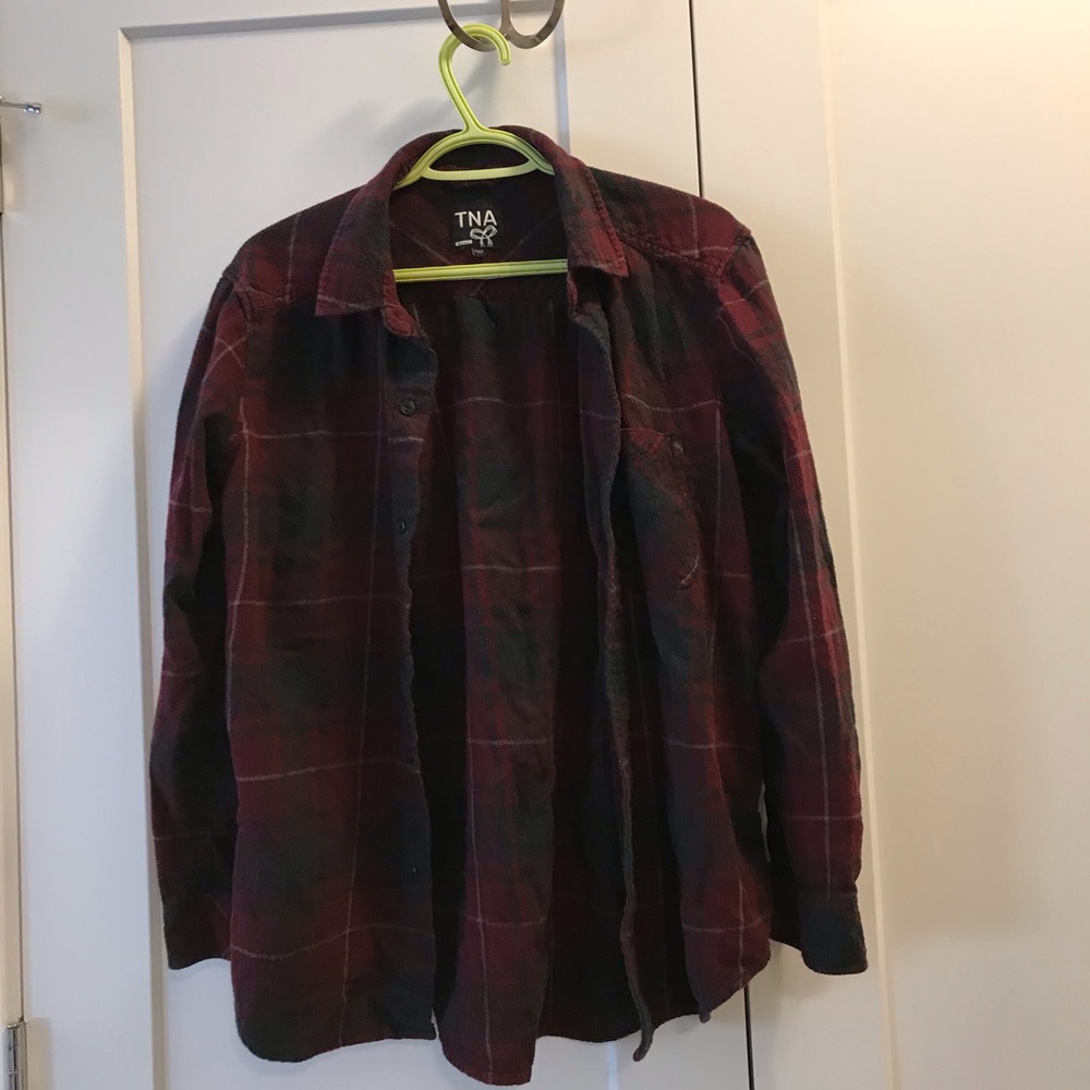 Plaid button up
